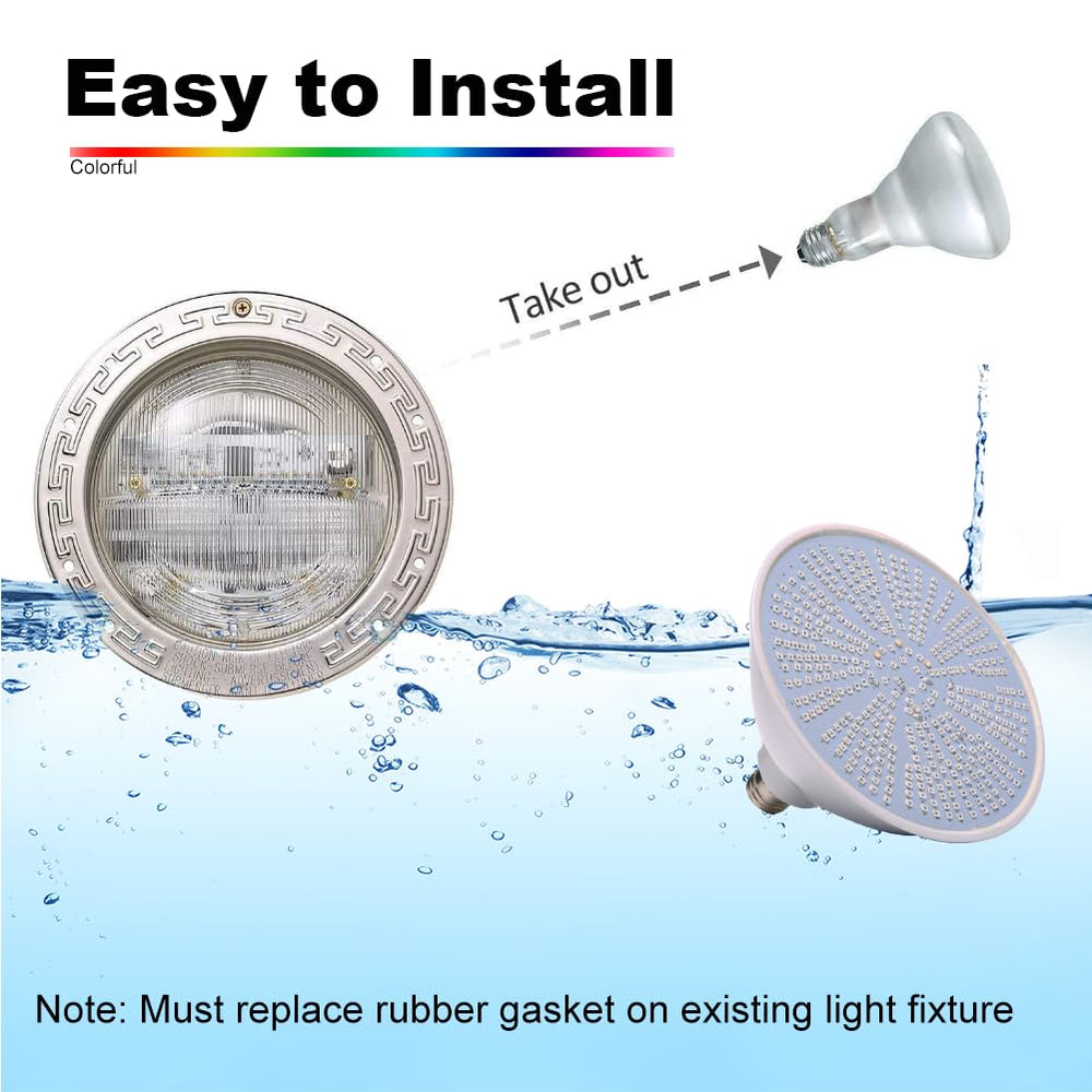 Cynlink remote control next to bulb showing easy color selection benefit