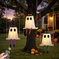 CYSKXYI pack frontal de tres fantasmas colgantes, decoración visible desde lejos