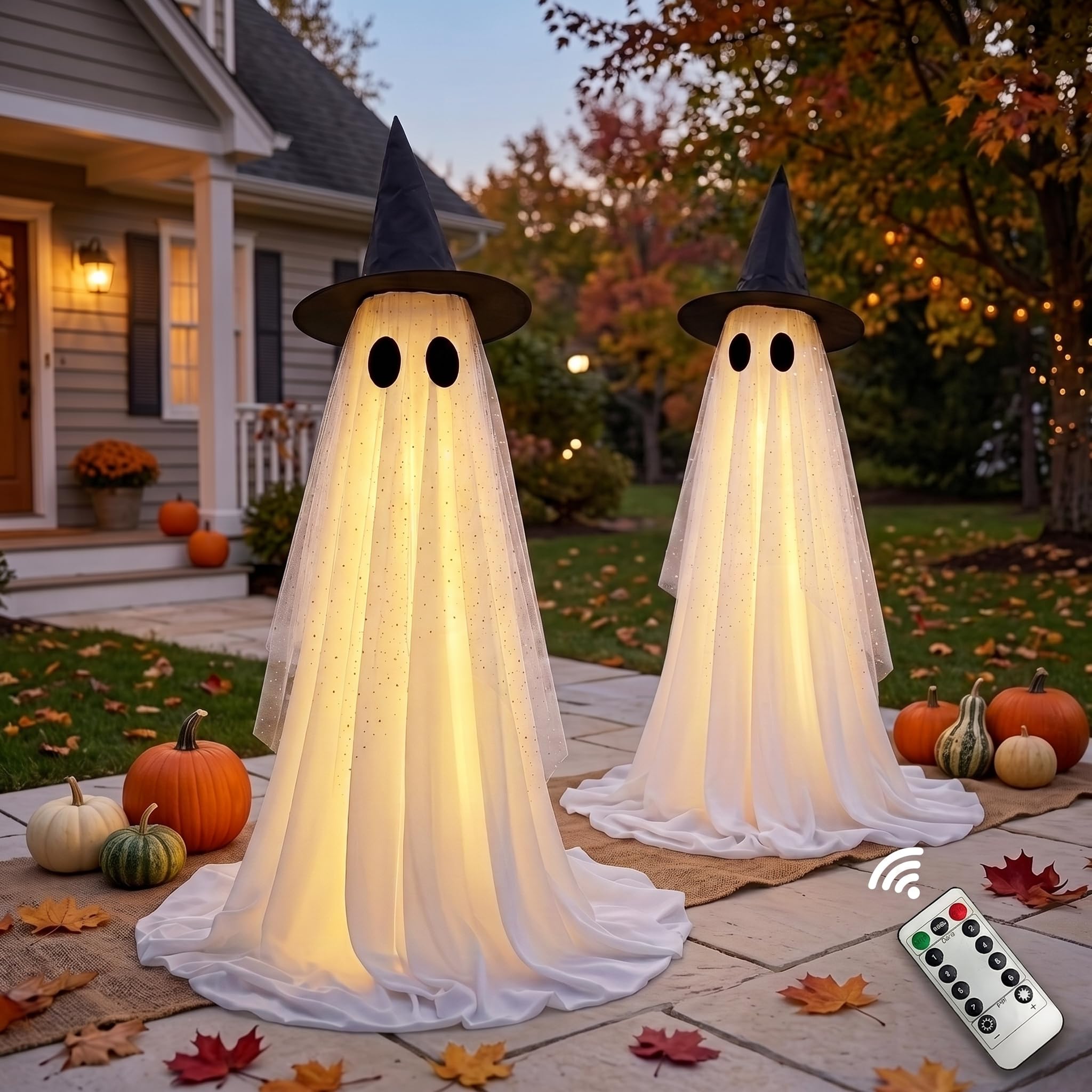 CYSKXYI front view two ghosts showing impact on entryway