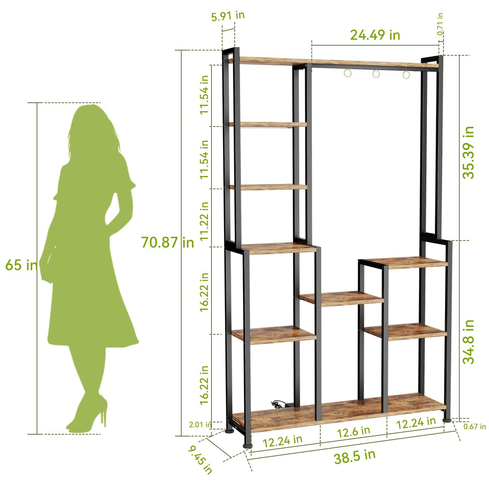 CYXPHION removable hooks holding trailing plant to add hanging display versatility