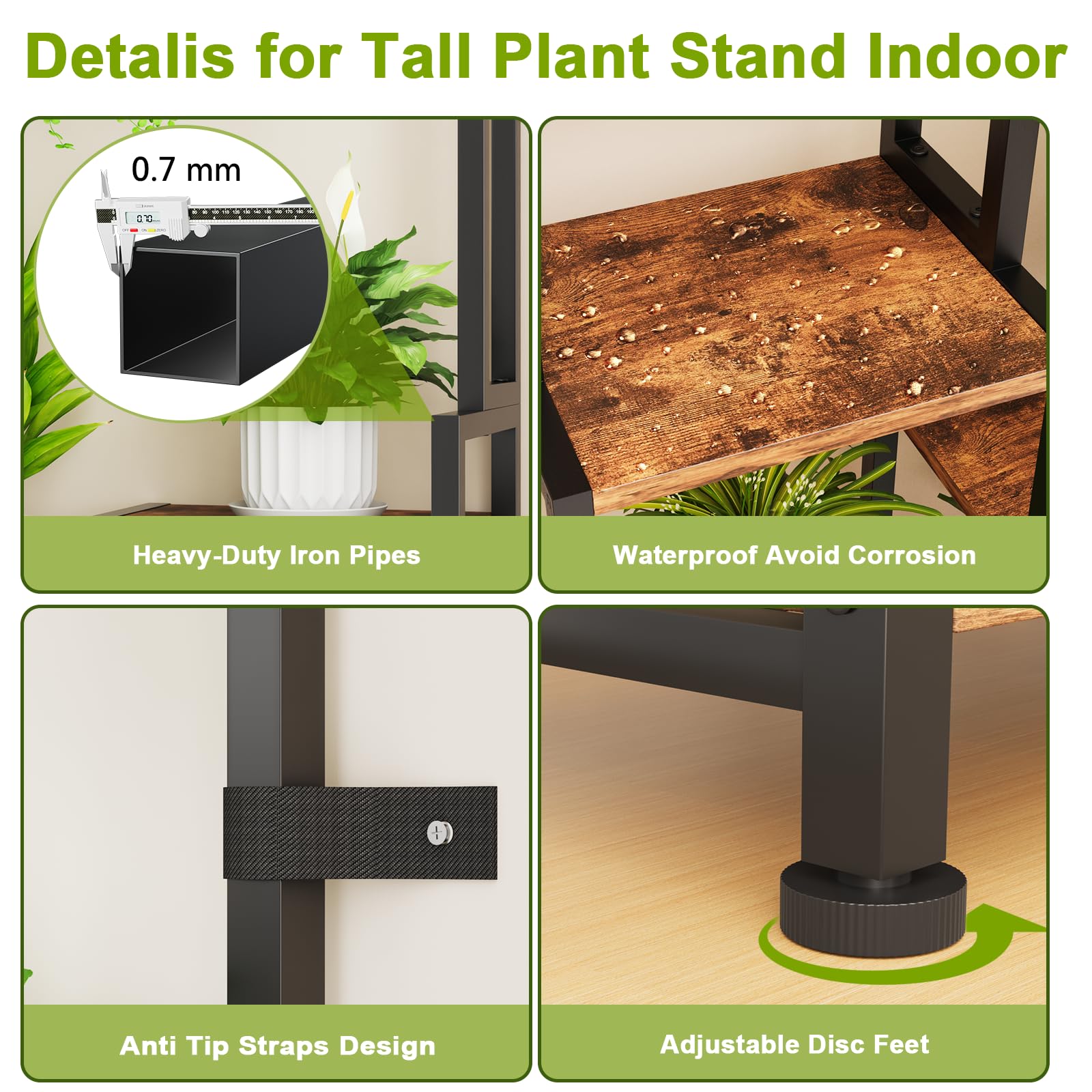 CYXPHION plant stand in kitchen holding herbs, maximizing indoor growing space