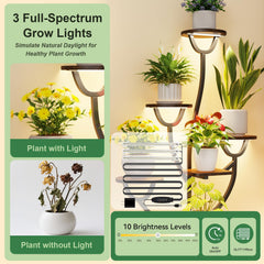 CYXPHION close-up of full-spectrum grow lights providing consistent plant illumination
