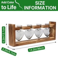 CYZglass wooden stand detail showing secure fit and stylish organization benefit