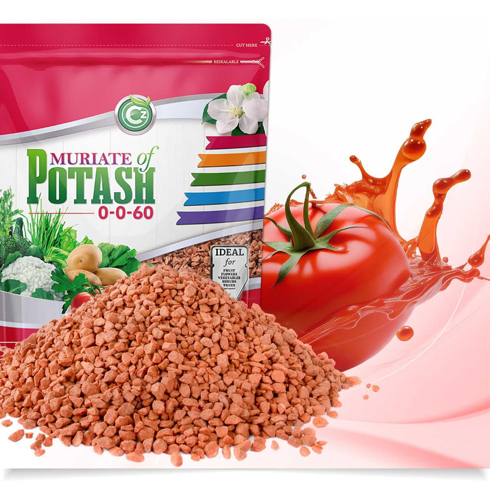 Cz Garden 10lb resealable pouch being opened for easy pouring and storage