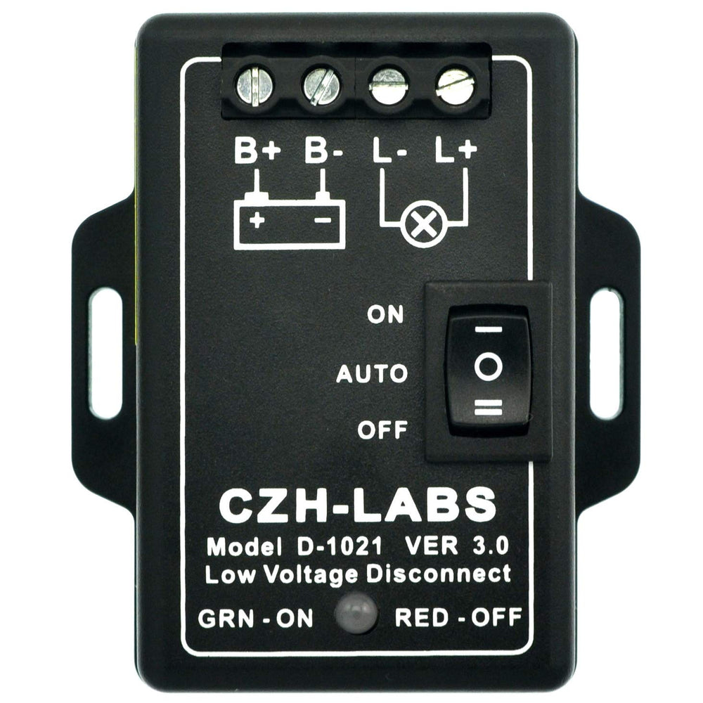 CZH-LABS front panel view showing rocker and benefits clear control