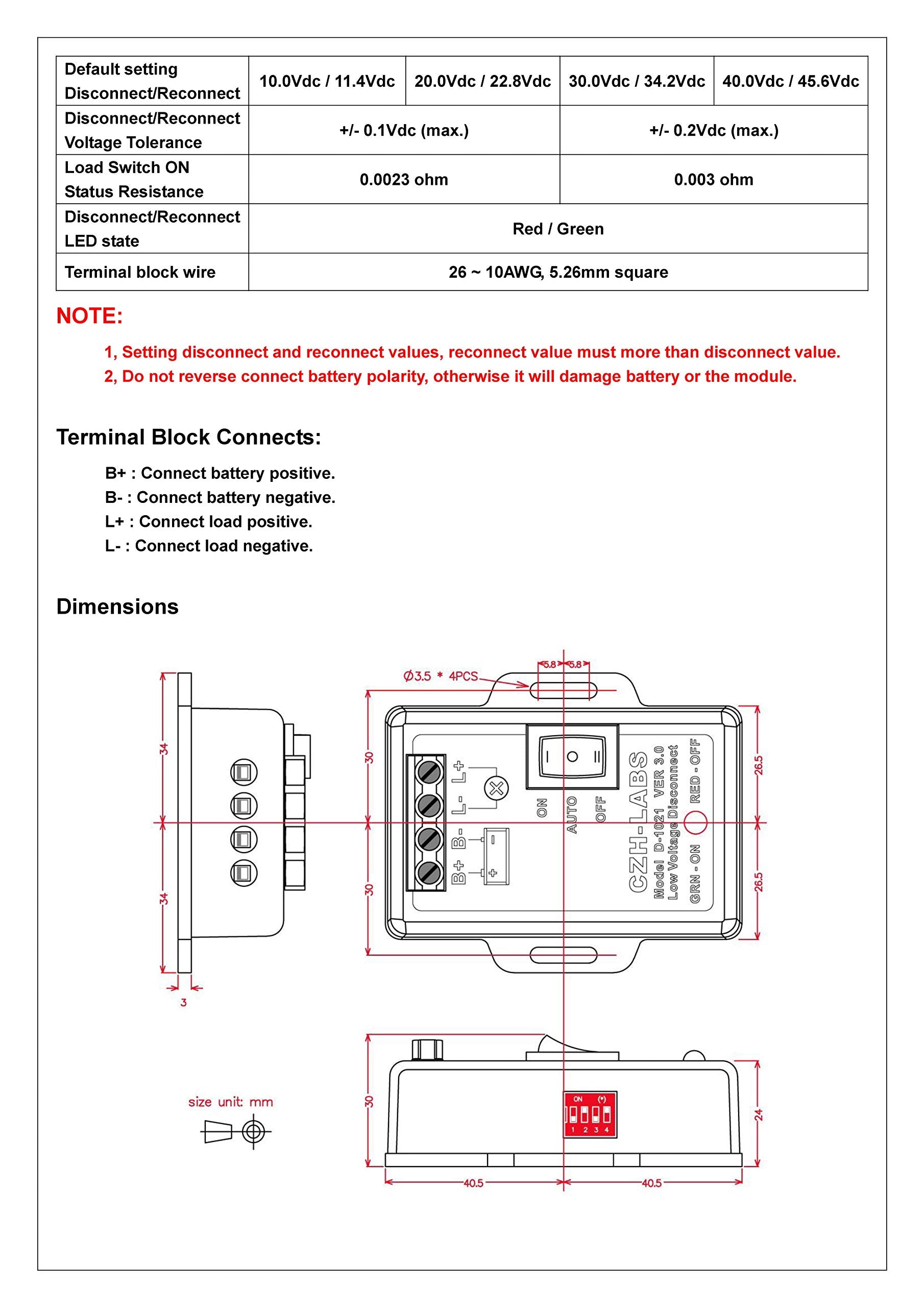 CZH-LABS beside a 12V battery showing compact size and installation benefit