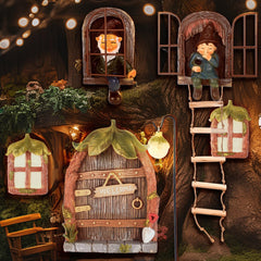 Czlotyh ornaments hanging on a potted plant for instant decoration