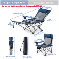 D LIAN DONG detachable footrest detail highlighting adjustable comfort