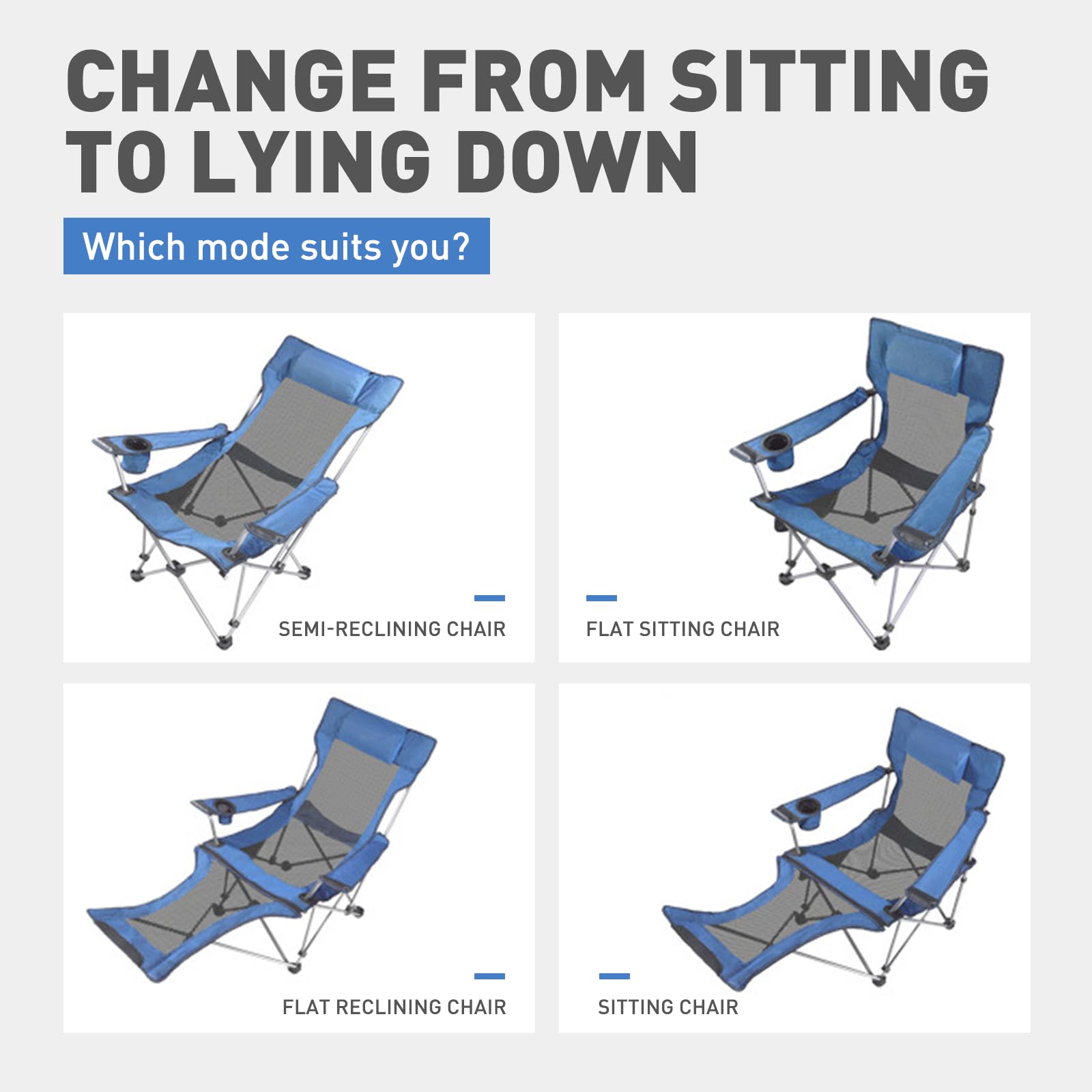 D LIAN DONG full recline side profile demonstrating stable lounging