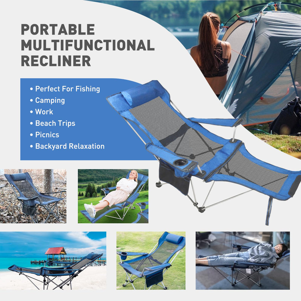 D LIAN DONG lifestyle beach setup showing comfortable outdoor relaxation