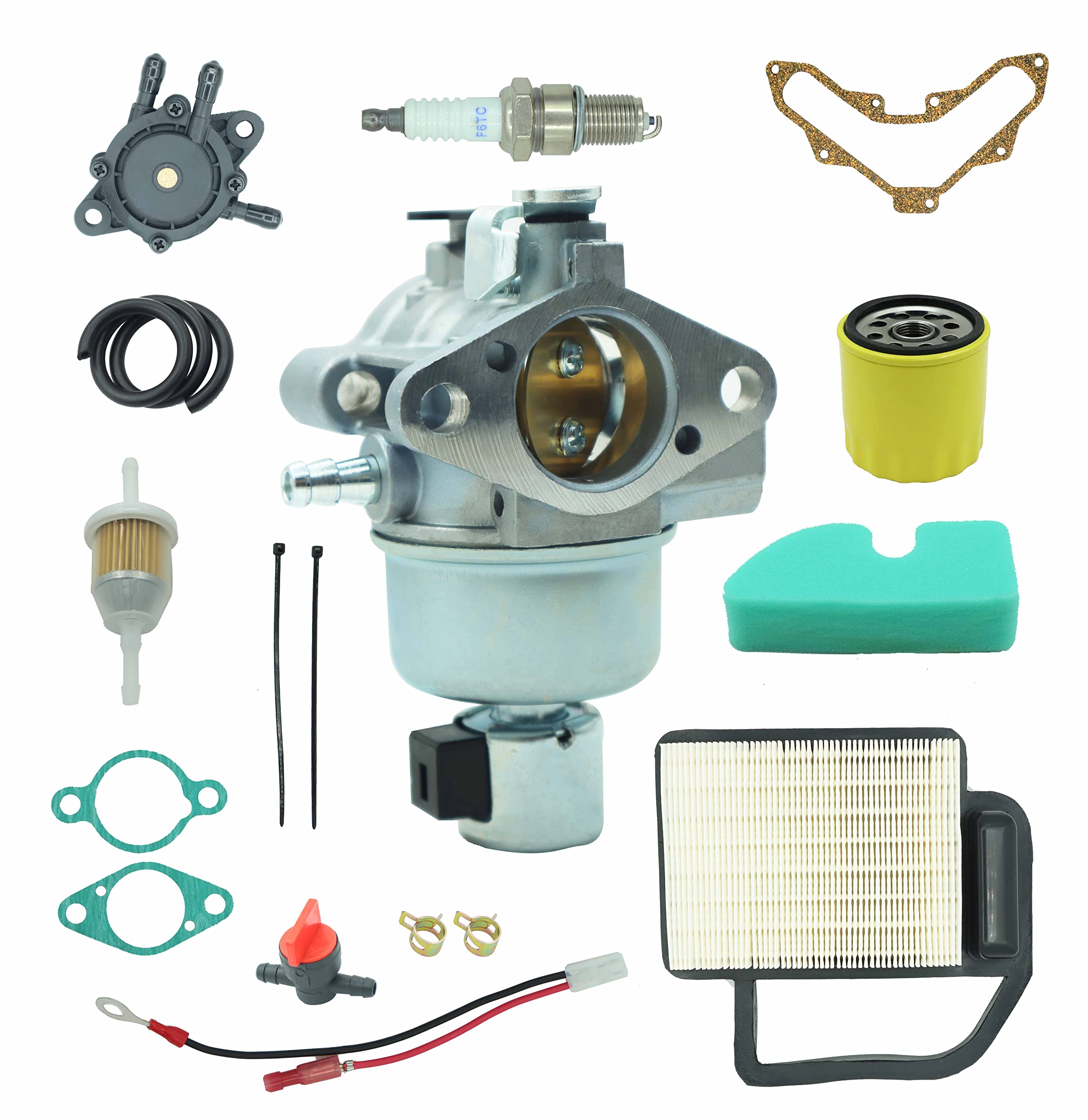 DABAZUALY carburetor front view showing mounting and choke for easy replacement