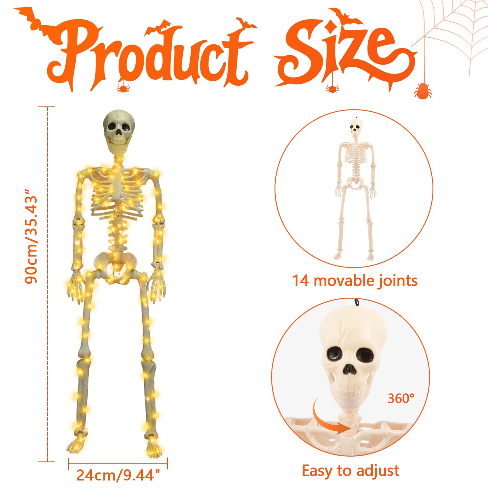 daboot skeleton seated on porch adding spooky curb appeal