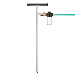 DACK front view showing spike and components for durable root watering