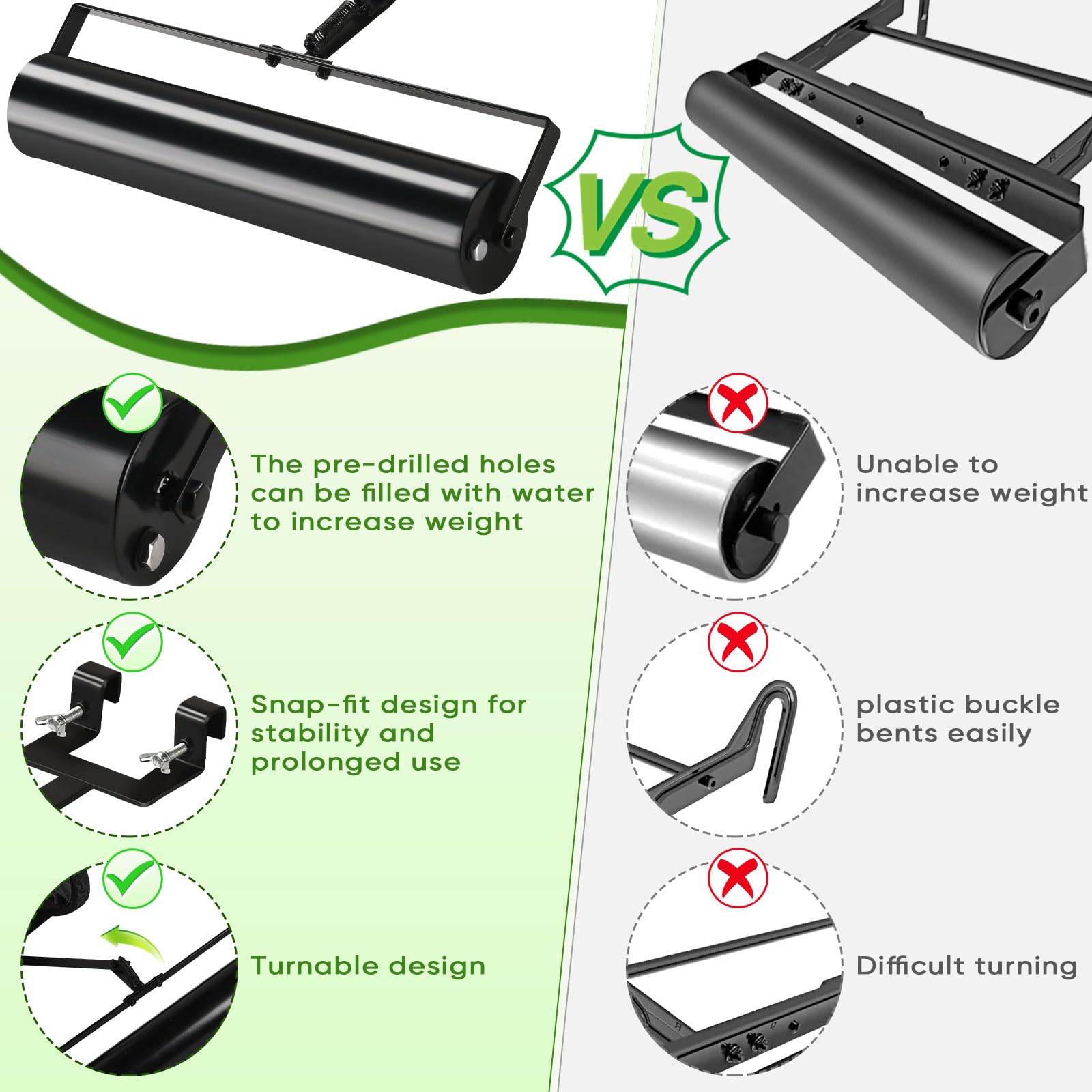 DACK spring pivot mechanism demonstrating smooth turns and tracking benefit