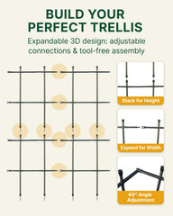 DAIM stackable tower configuration demonstrating vertical support and space-saving benefit