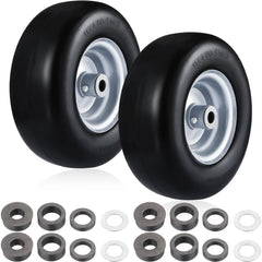 DaisyInner front view wheel assembly showing full tire and rim, easy replacement
