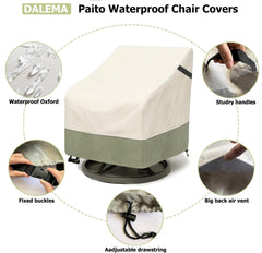 Dalema elastic hem and buckle strap securing cover against wind