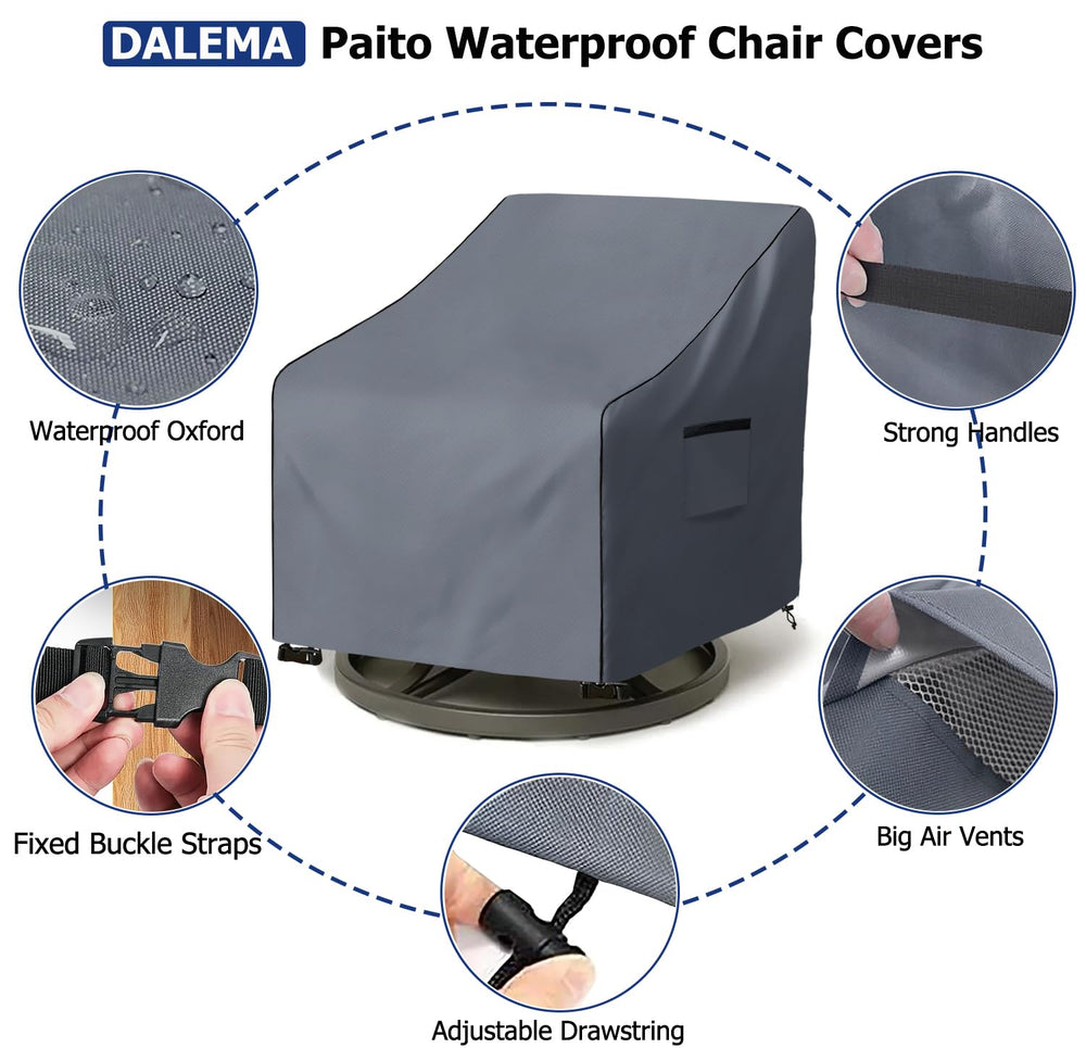 Dalema large handle and buckle visible for easy on off and secure fastening