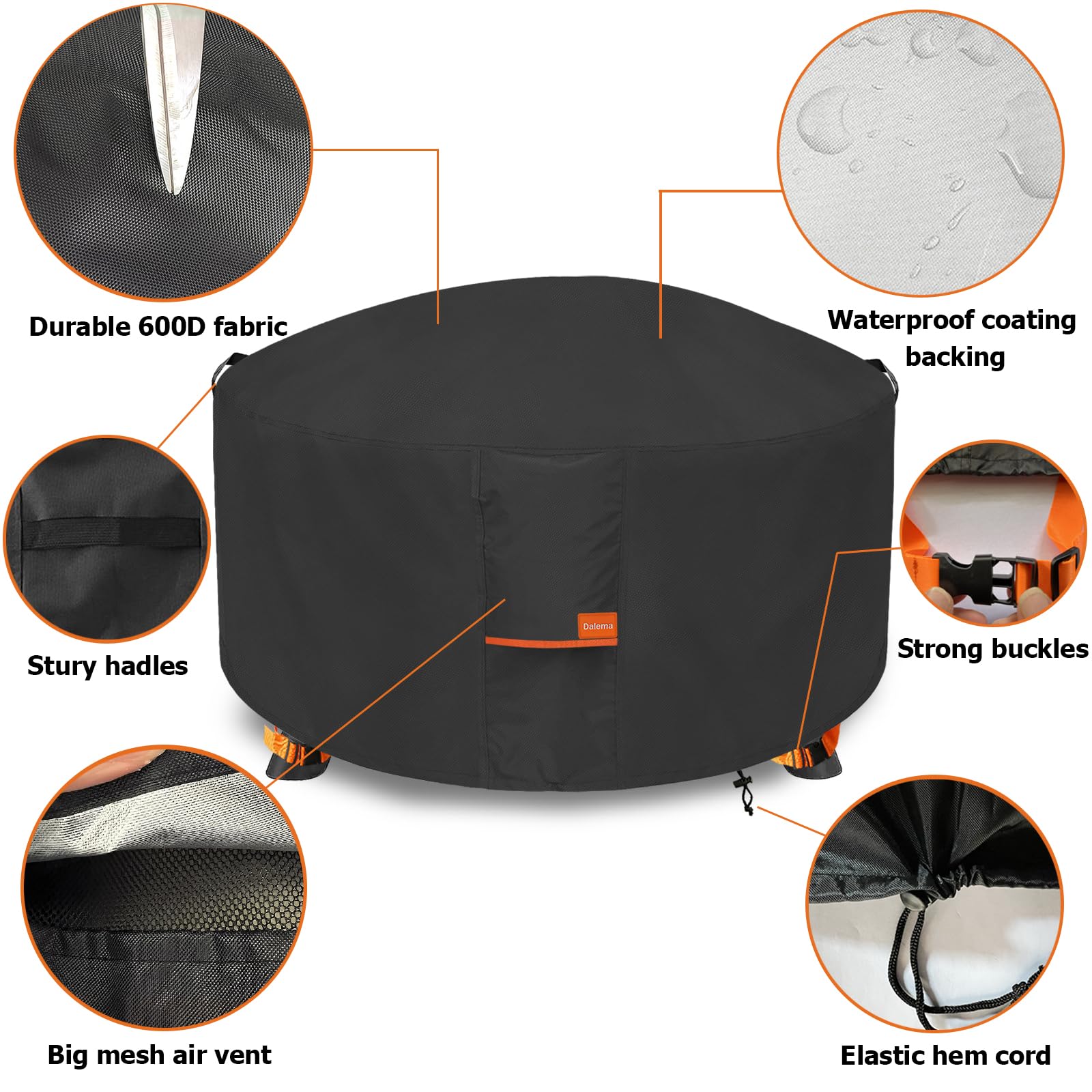 Dalema side handle image showing easy lift benefit for quick removal