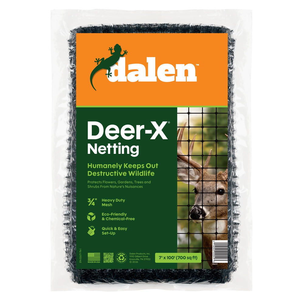 Dalen Deer-X front packaging showing dimensions and product use benefit