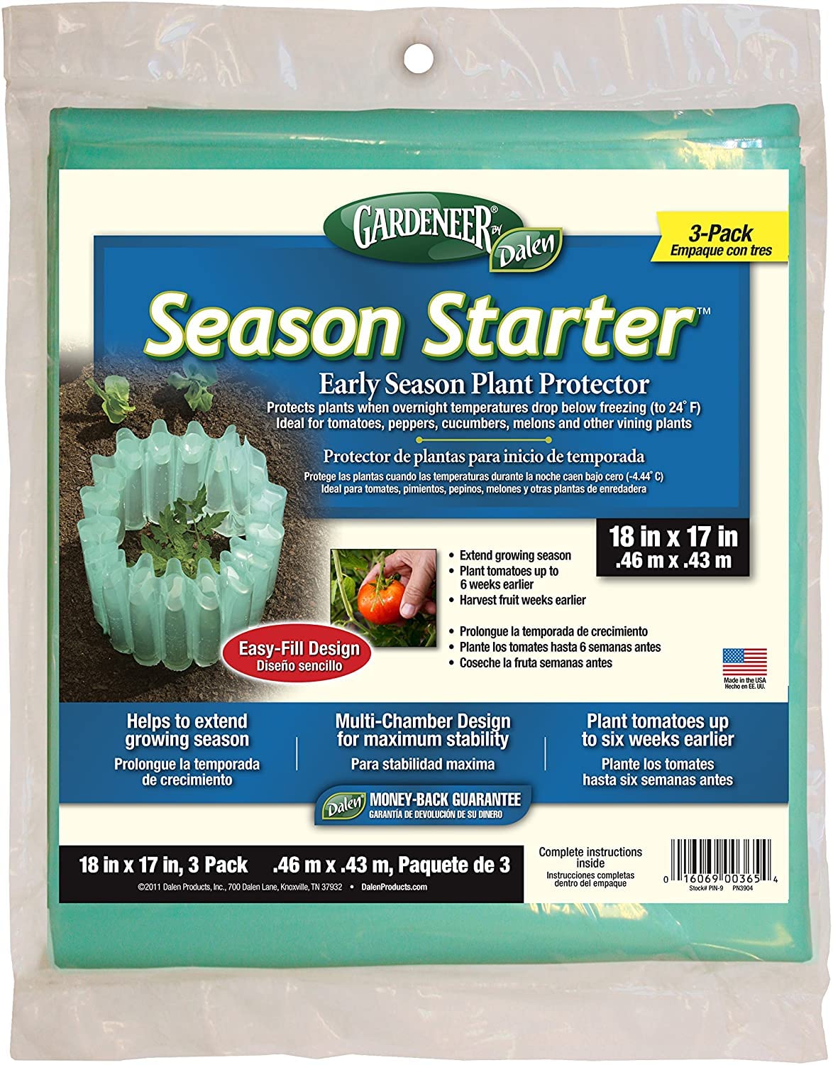 Dalen Gardeneer front view showing protector and planting benefit