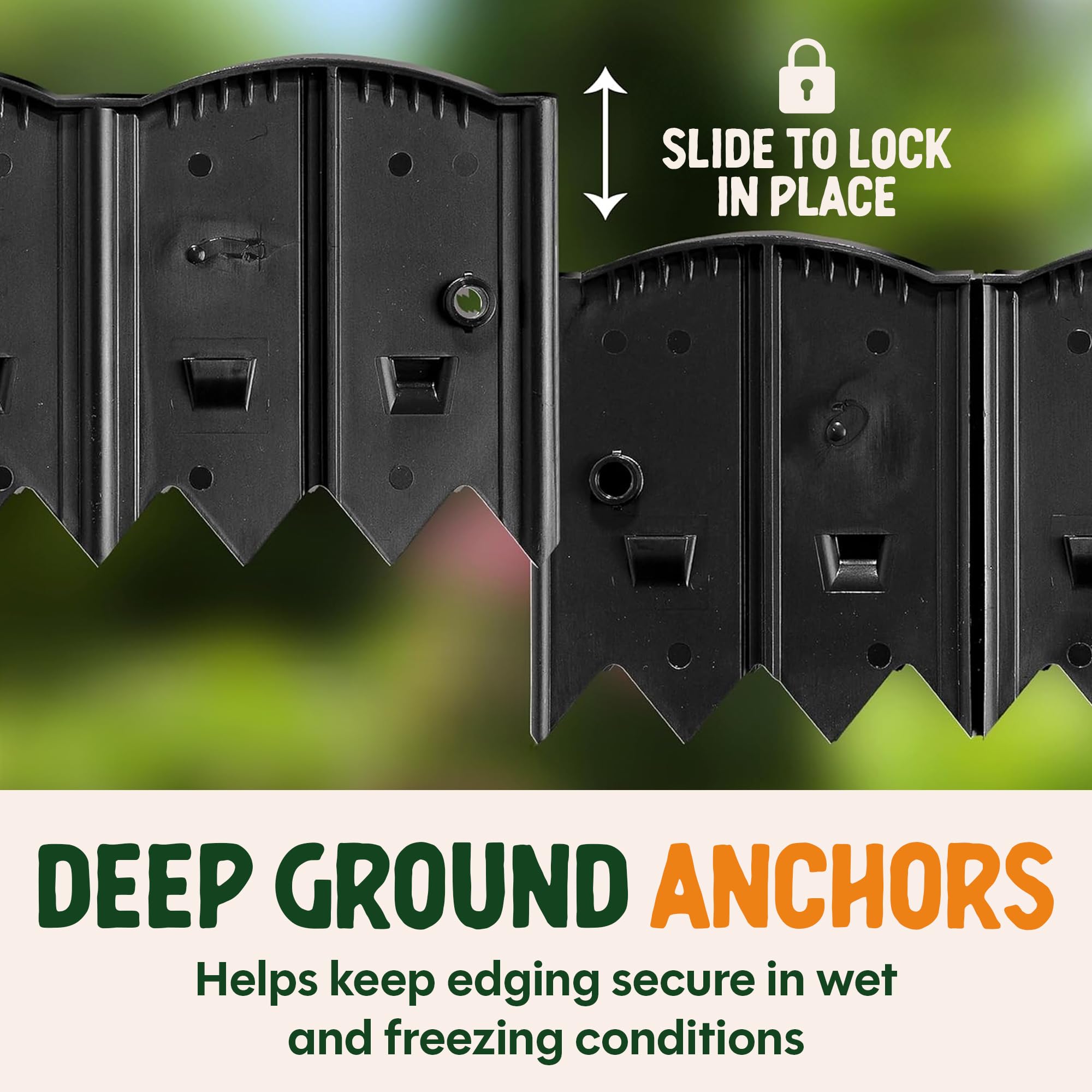 Dalen HammerEdge height comparison showing 5.5-inch depth for tailored border