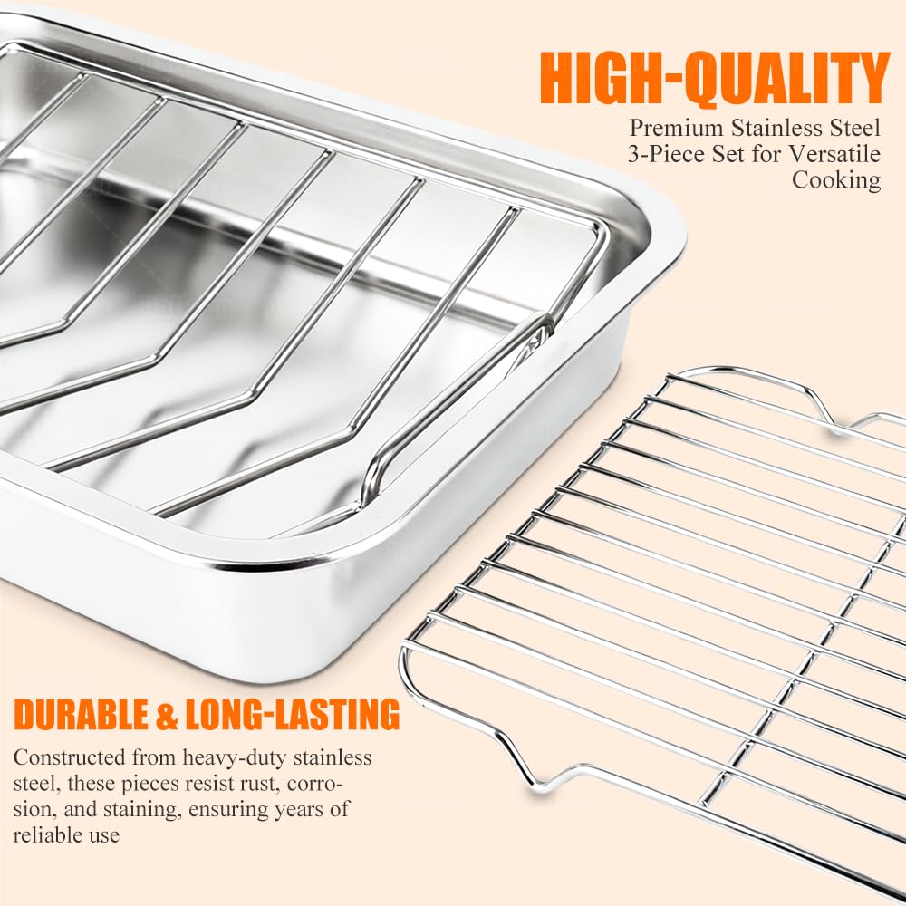 Dallden flat rack detail showing mirror polish for easy food release