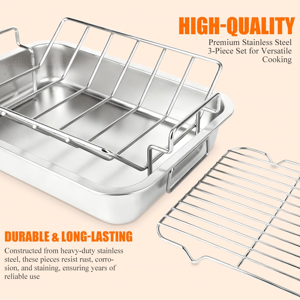 Dallden flat rack used for roasted vegetables enabling simultaneous cooking