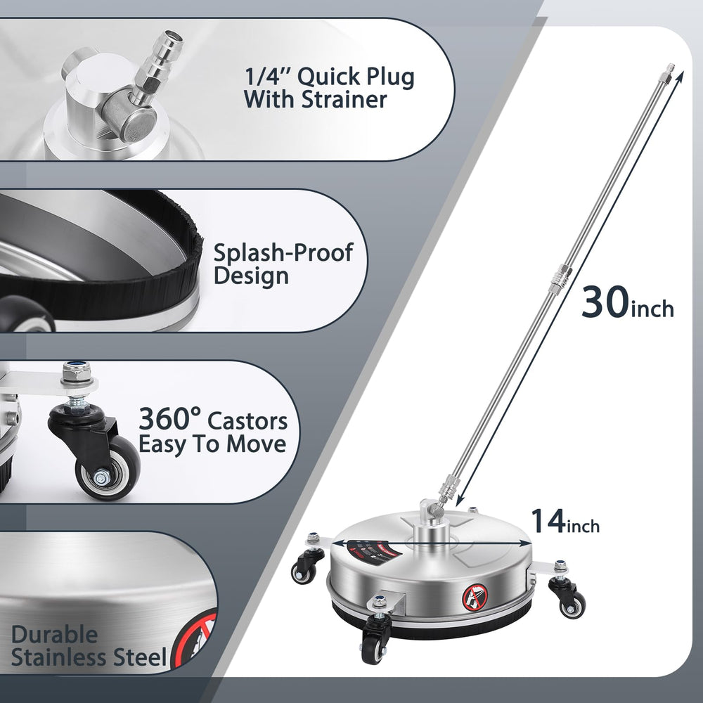 Dalmbox nozzles and accessories laid out for easy maintenance and quick replacement