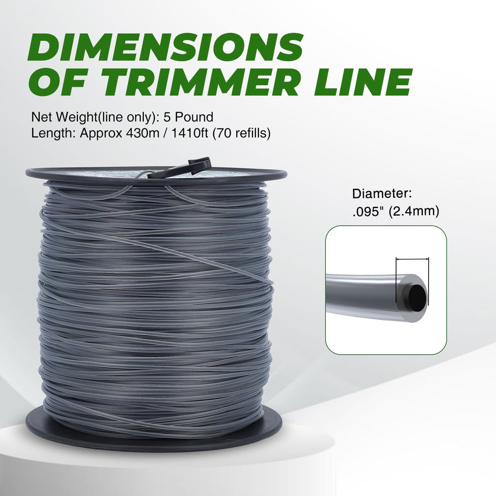 Dalom spool side label highlighting model compatibility and clarity