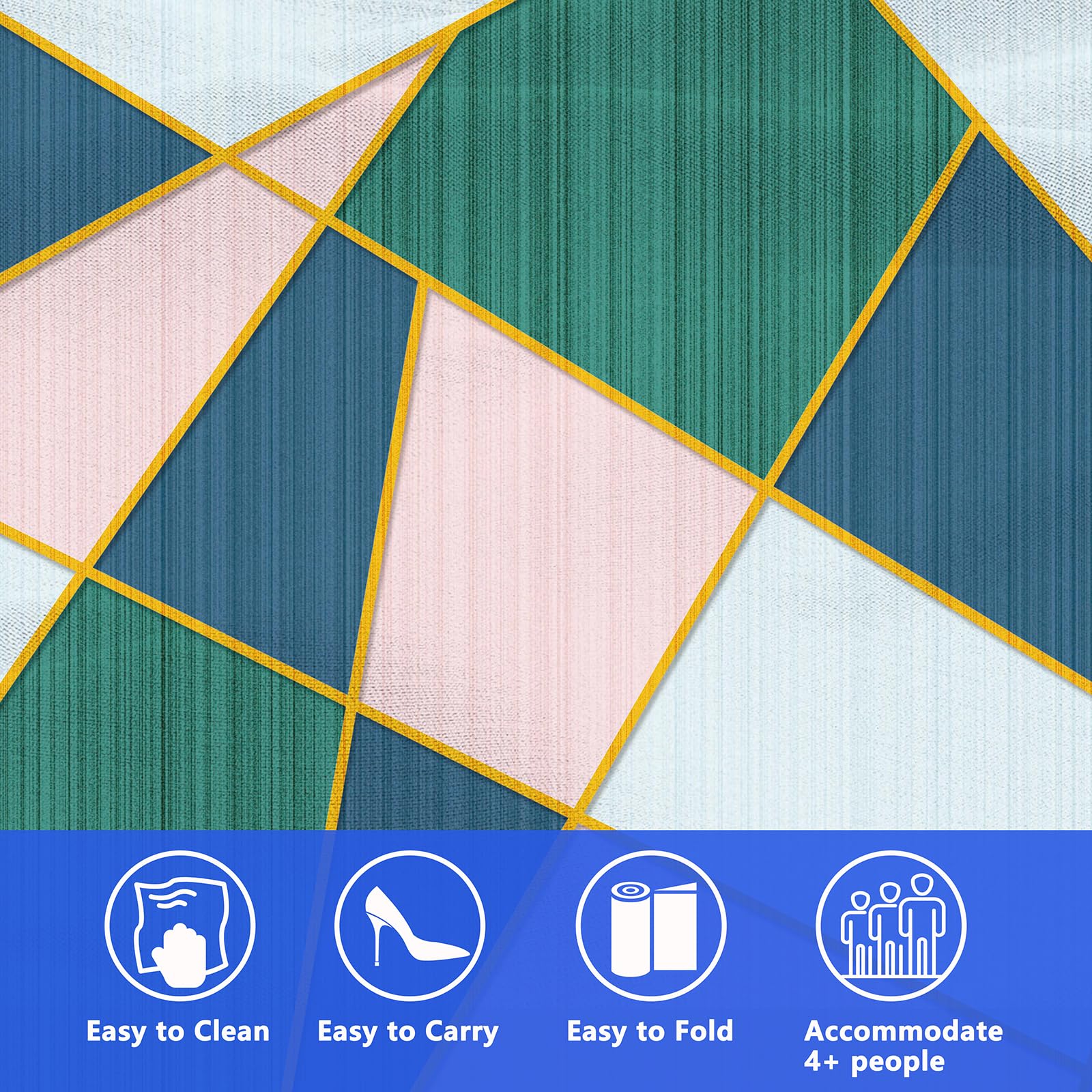 DanCoom person wiping spot to show easy-clean surface and stain resistance
