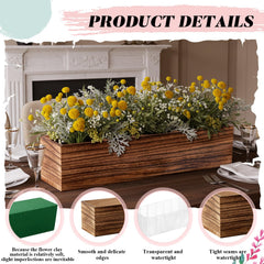 Dandat plastic liner and foam inside tray demonstrating mess-free planting convenience