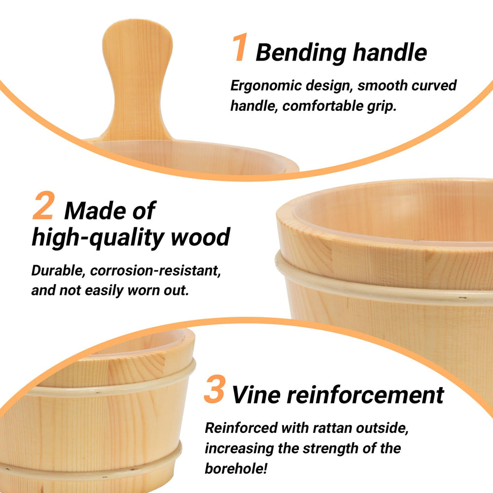 DANENOSA ladle detail with ergonomic handle highlighting controlled pours and comfortable grip
