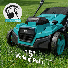 Danero brushless motor and blade close-up, showing durable components for reliable performance