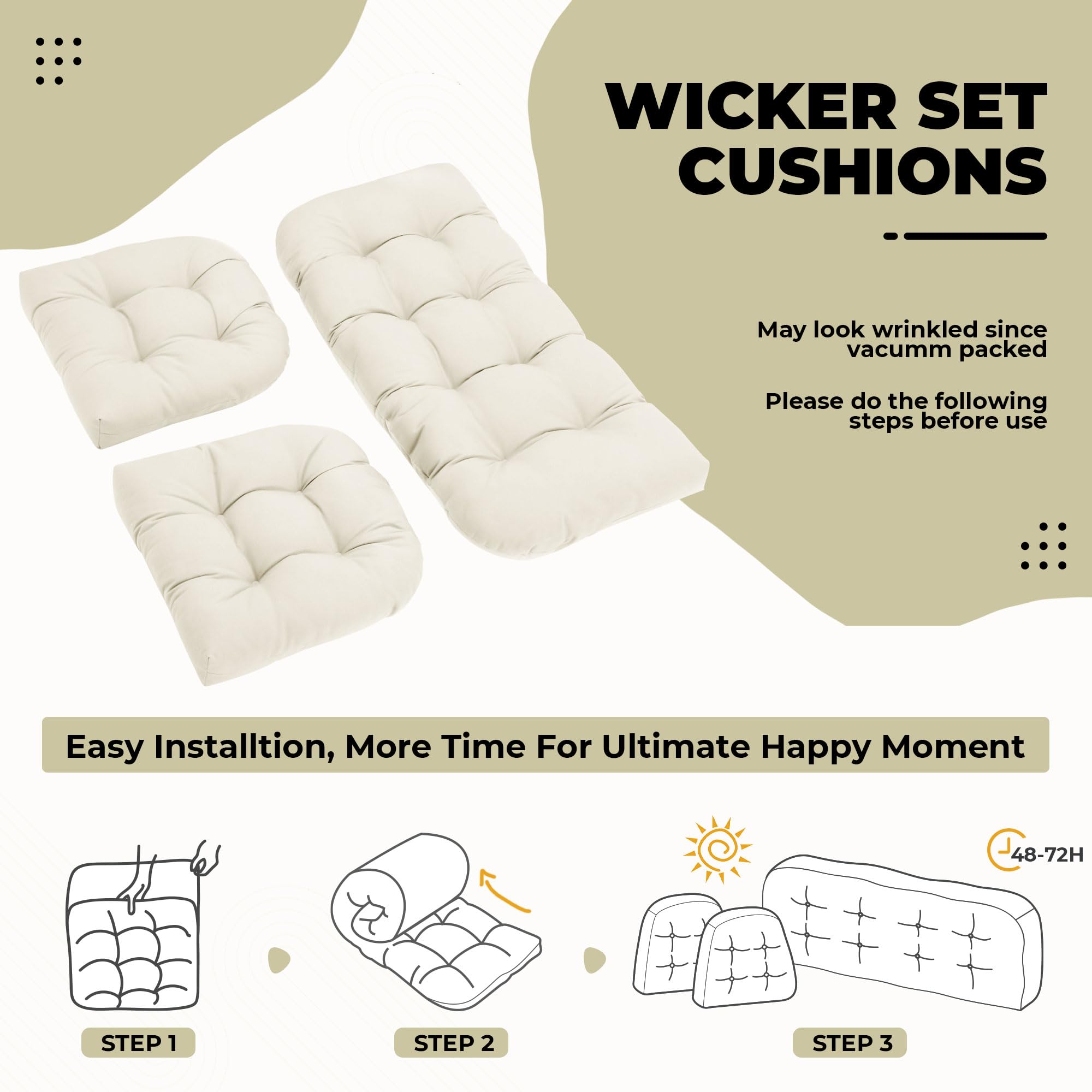 person wiping DANGHOOGY cushion with damp cloth demonstrating easy clean maintenance benefit