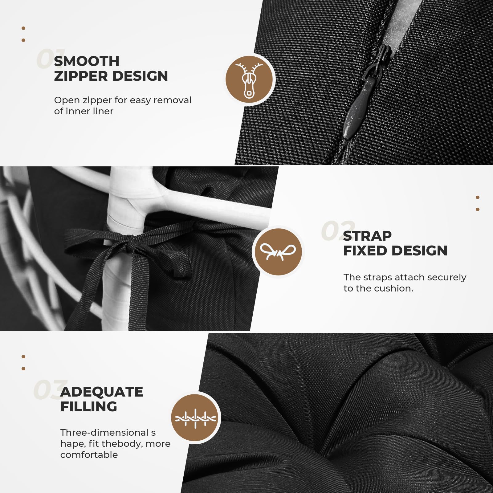 DANGHOOGY strap and seam detail demonstrating secure attachment and durability benefit