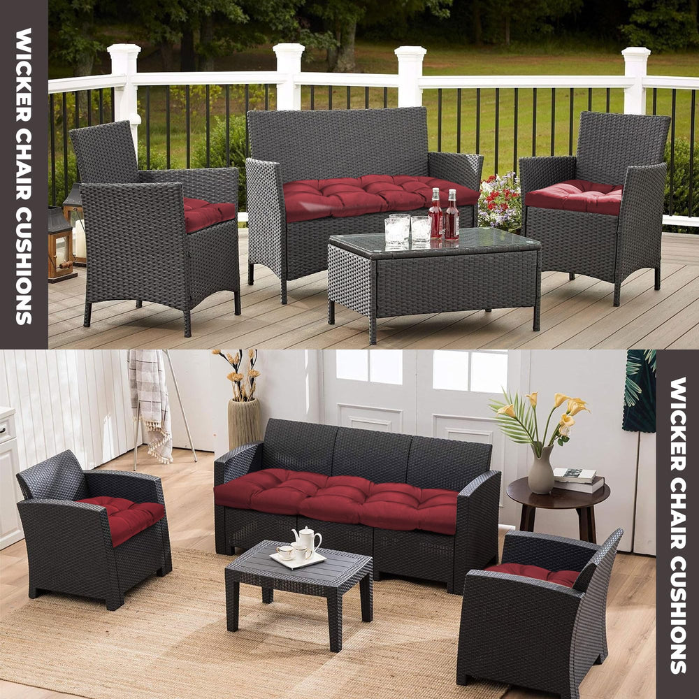 DANGHOOGY cushions next to ruler showing exact dimensions for accurate furniture fit