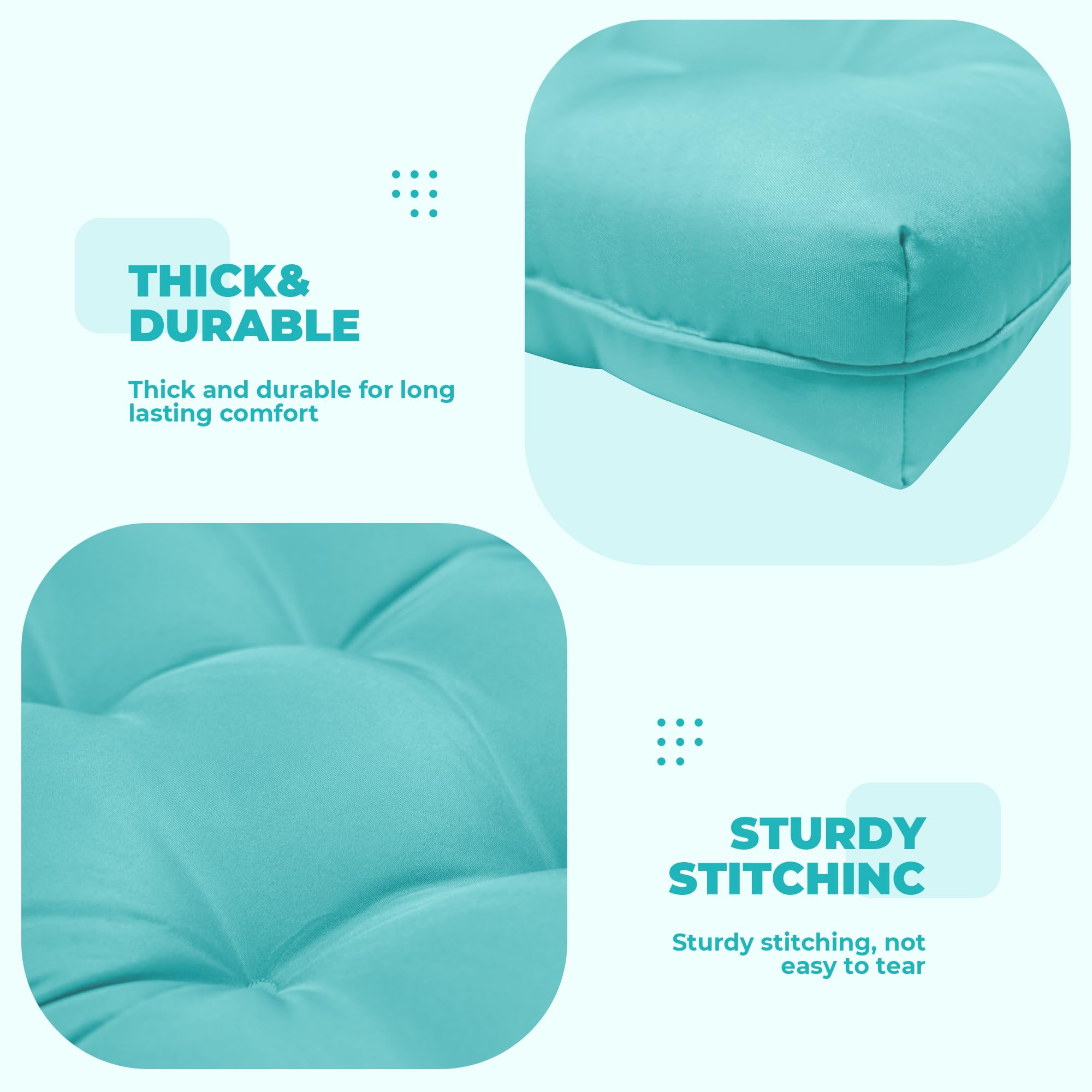 DANGHOOGY cushion on chair demonstrating scale and fit benefit