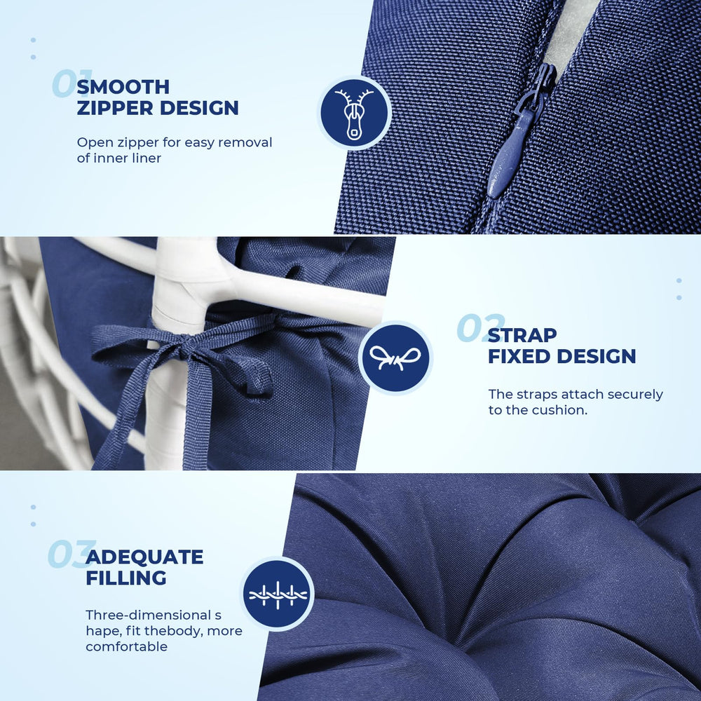 DANGHOOGY straps and attachment detail ensure secure chair anchoring
