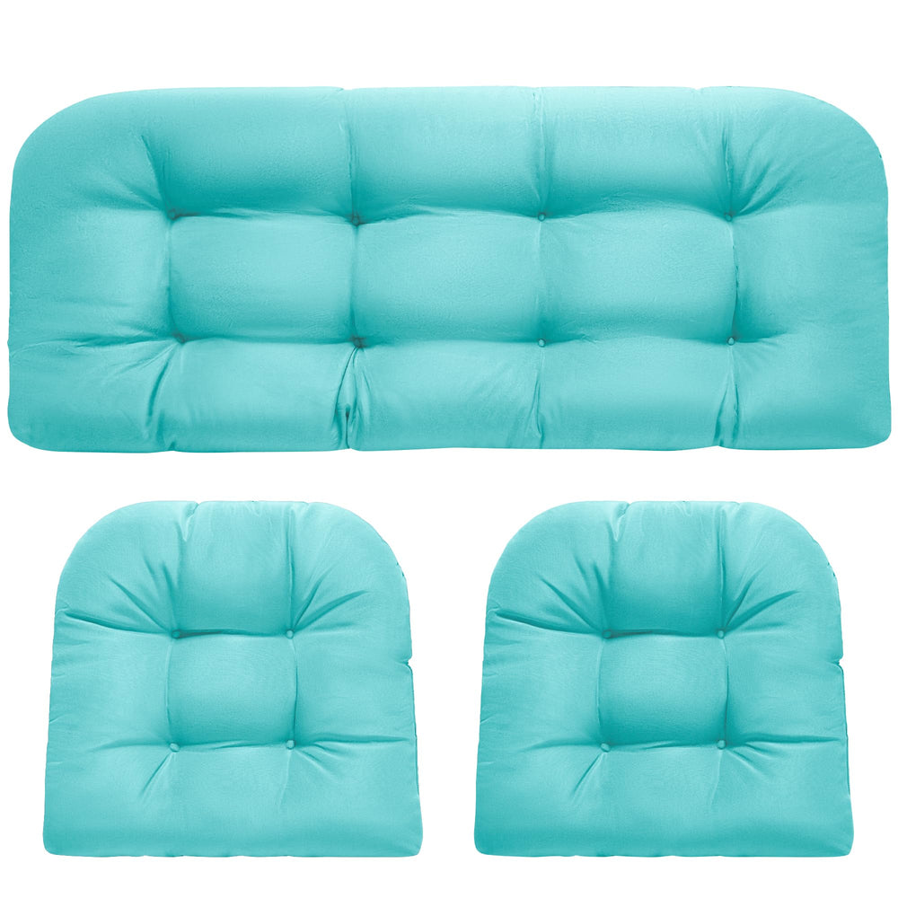 DANGHOOGY loveseat cushion front view showing fitted look and color benefit