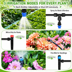 DANGZW adjustable dripper close-up offering precise flow control to roots
