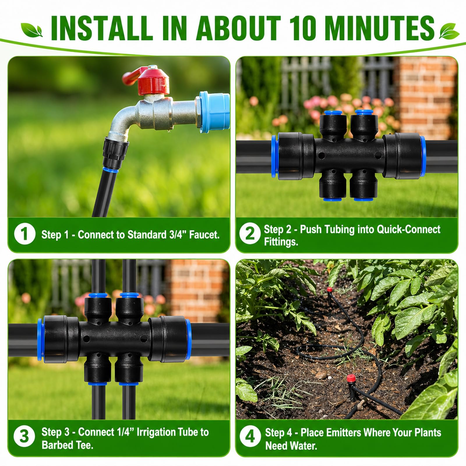 DANGZW kit beside potted plants to show scale and easy coverage