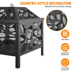 Danluke side ventilation holes illustrating improved airflow and burn
