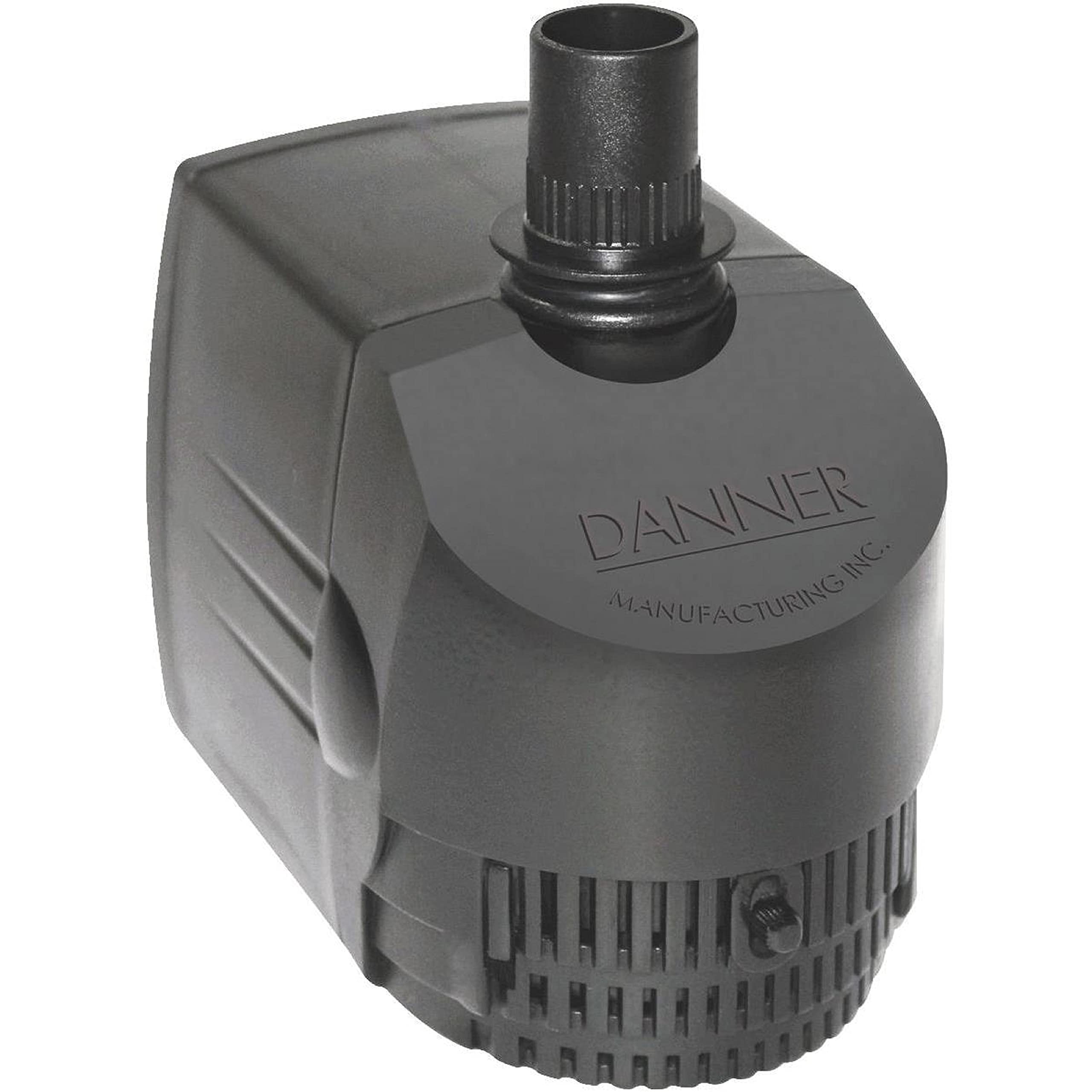 Danner fountain pump front view showing compact design and reliable performance