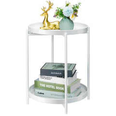 danpinera front view showing compact round table and modern silhouette benefit: saves space