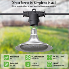 Danshinro E26 socket and base for easy bulb compatibility and replacement