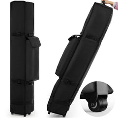 Dansydaisy front view of wheeled canopy bag showing full-size protection and organized transport