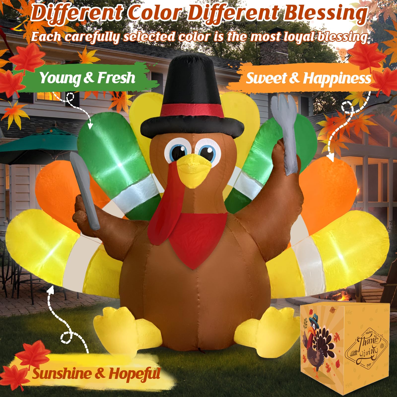 Danxilu inflatable in use on lawn bringing family-friendly decoration