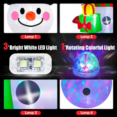 Danxilu closeup of three bright LED lights offering vivid illumination