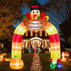 Danxilu turkey arch front view showing festive entrance and curb appeal
